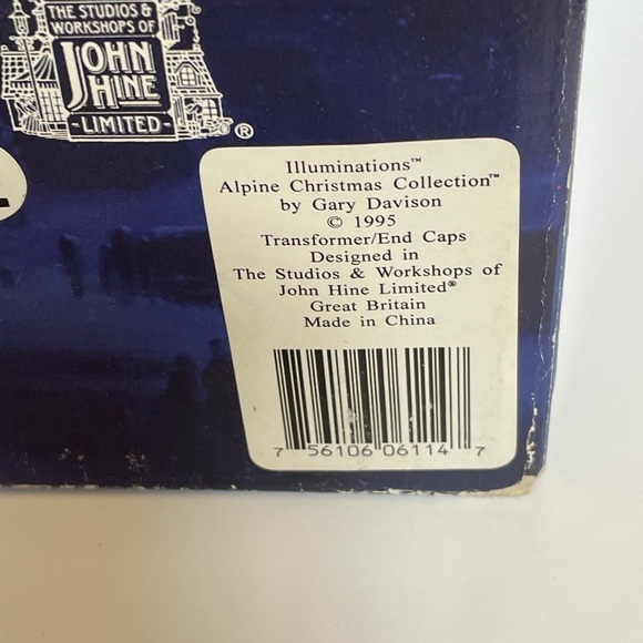 Illuminations Alpine Christmas The Commons Transformer End Caps John Hime 1995 - Picture 6 of 11